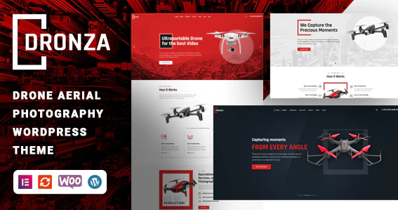 Dronza – Drone Aerial WordPress Theme