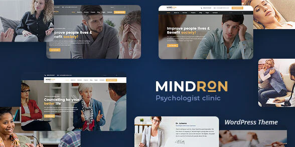 Mindron – Psychology & Counseling WordPress Theme