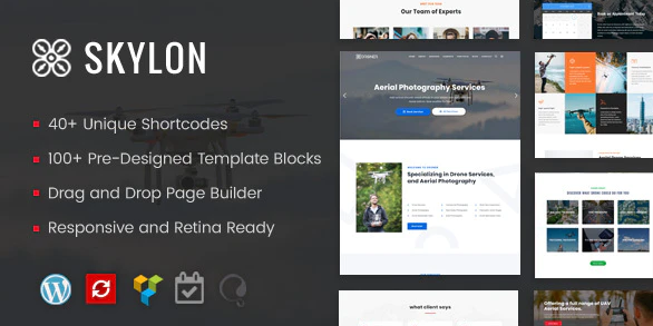 Skylon Photography & Videography WordPress Theme