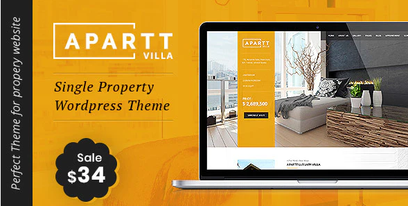 APARTT VILLA Real Estate WordPress Theme